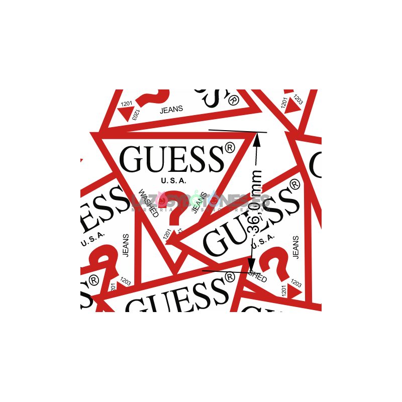 ¡PREVENTA!  Tela Guess Azul Bebé - 150cm/ancho