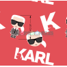 ¡PREVENTA!  Tela Karl Lagerfeld Azul - 150cm/ancho