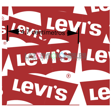 ¡PREVENTA!  Tela Levis Azul - 150cm/ancho