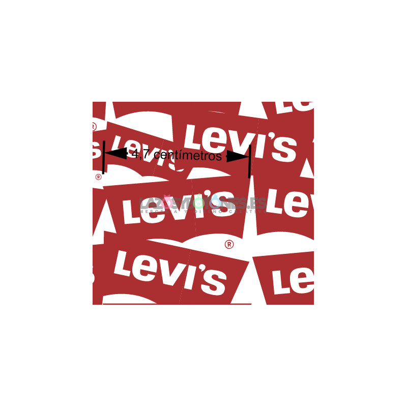 ¡PREVENTA!  Tela Levis Rojo - 150cm/ancho