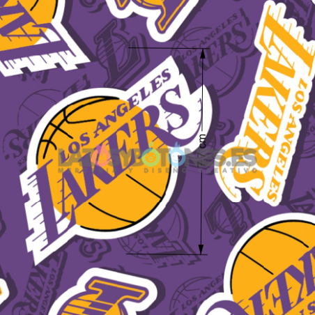 ¡PREVENTA! Tela Lakers - 150cm/ancho