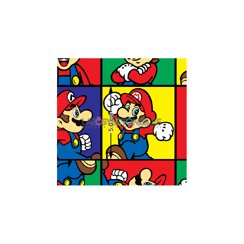 ¡PREVENTA! Tela Mario Bros - 150cm/ancho