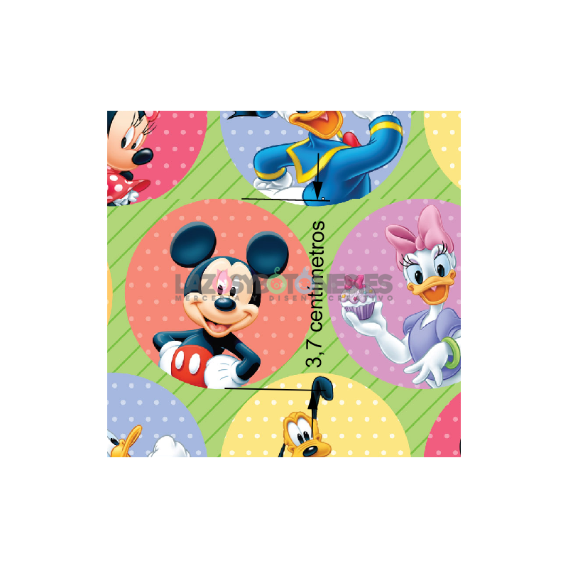 ¡PREVENTA! Tela Mickey y Amigos Lunares - 150cm/ancho