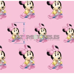 ¡PREVENTA! Tela Minnie Baby - 150cm/ancho