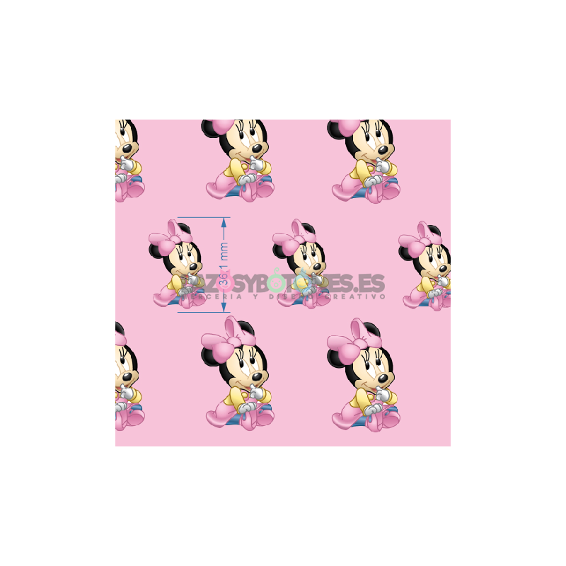 ¡PREVENTA! Tela Minnie Baby - 150cm/ancho