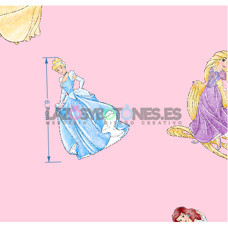 ¡PREVENTA! Tela Princesas Disney - 150cm/ancho