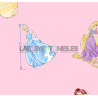 ¡PREVENTA! Tela Princesas Disney - 150cm/ancho