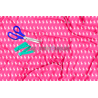¡PREVENTA! Tela Polo RL Fucsia/Blanco - 150cm/ancho