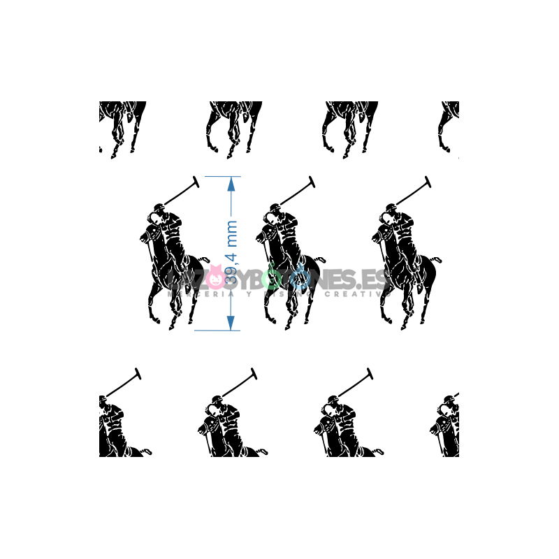 ¡PREVENTA! Tela Polo RL Rosa/Blanco - 150cm/ancho