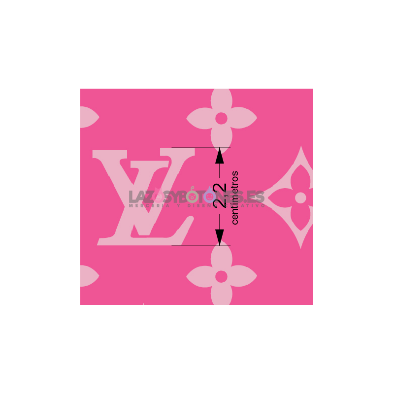 ¡PREVENTA! Tela LV Fucsia - 150cm/ancho