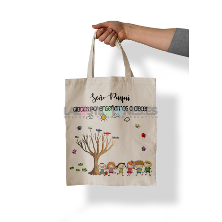 BOLSA PERSONALIZADA PROFESORES - HUELLAS