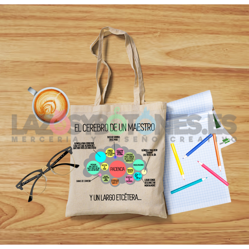 BOLSA PERSONALIZADA PROFESORES - CEREBRO