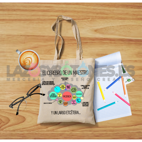 BOLSA PERSONALIZADA PROFESORES - CEREBRO