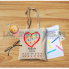BOLSA PERSONALIZADA PROFESORES - CORAZÓN