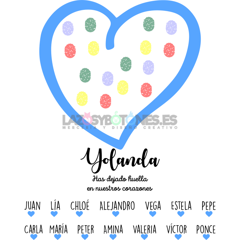 BOLSA PERSONALIZADA PROFESORES - CORAZÓN