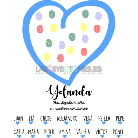 BOLSA PERSONALIZADA PROFESORES - CORAZÓN