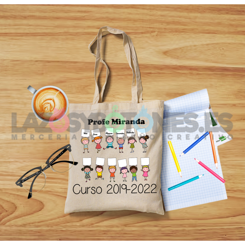 BOLSA PERSONALIZADA PROFESORES - NIÑOS