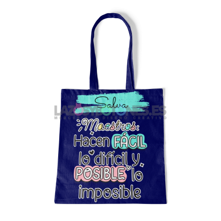 BOLSA PERSONALIZADA PROFESORES - FÁCIL