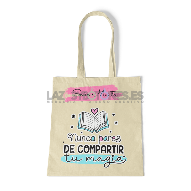 BOLSA PERSONALIZADA PROFESORES - LIBRO
