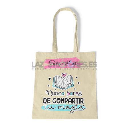 BOLSA PERSONALIZADA PROFESORES - LIBRO