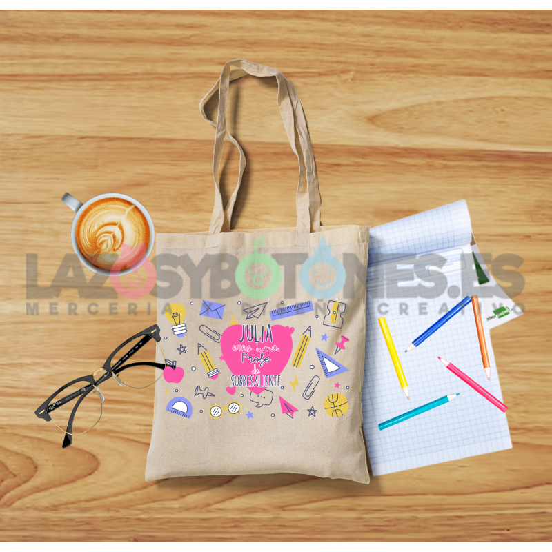 BOLSA PERSONALIZADA PROFESORES - SOBRESALIENTE