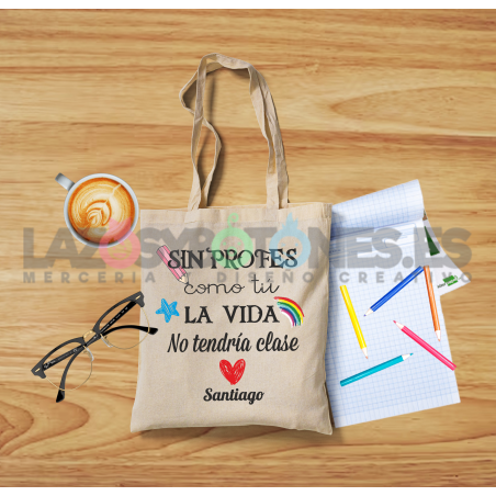 BOLSA PERSONALIZADA PROFESORES - VIDA