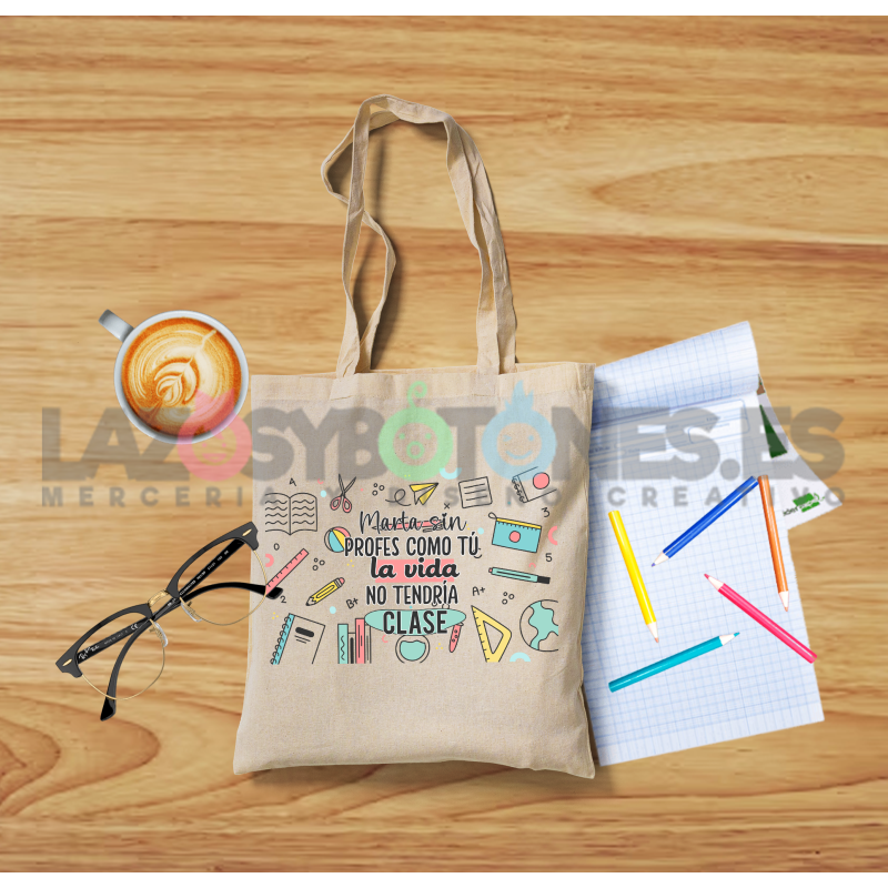 BOLSA PERSONALIZADA PROFESORES - CLASE 2