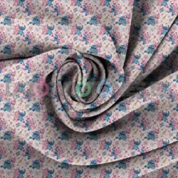 Tela Stitch Corazones - 150cm/ancho