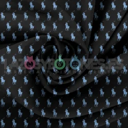 Tela Polo RL Negro/Azul - 150cm/ancho Tela Polo RL Negro/Azul - 150cm/ancho