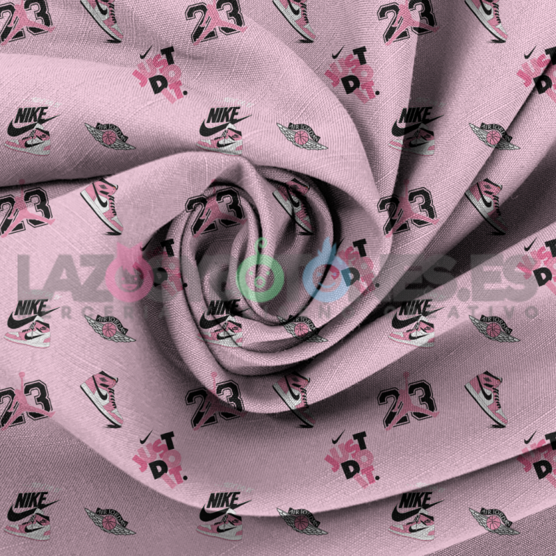 Tela Nike Jordan Rosa - 150cm/ancho