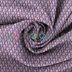 Tela Dior Rosa/marino - 150cm/ancho