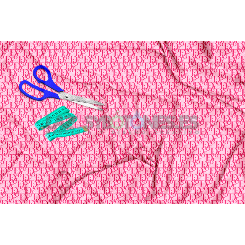 Tela Dior Fucsia / Rosa Bebé - 150cm/ancho
