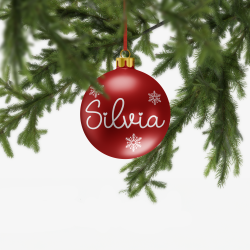 BOLA DE NAVIDAD CON FOTO - ESFERA