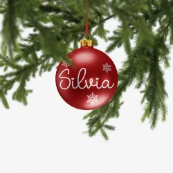 BOLA DE NAVIDAD CON FOTO - ESFERA BOLA DE NAVIDAD CON FOTO - ESFERA