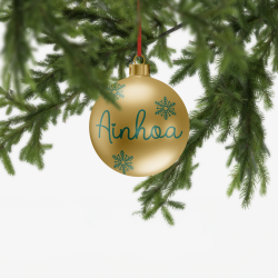 BOLA DE NAVIDAD CON FOTO - ESFERA
