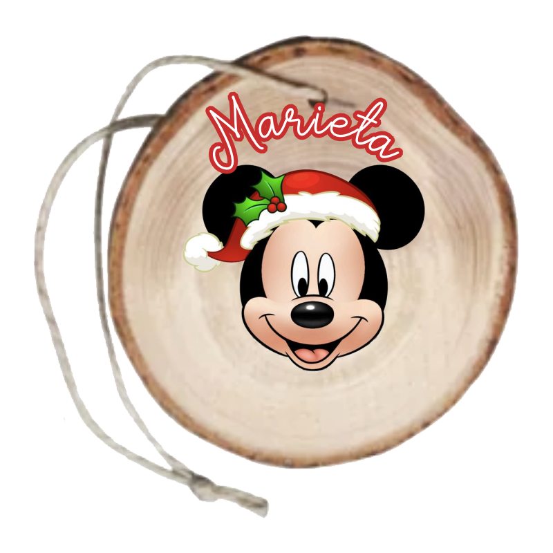 RODAJA DE MADERA - IMAGEN PERSONALIZADA