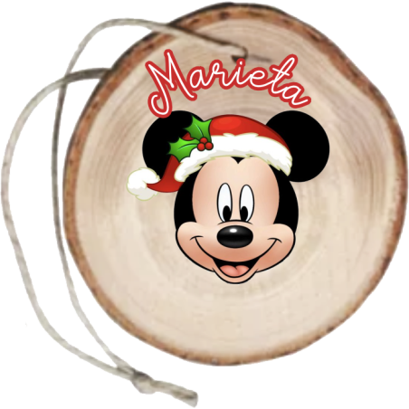 RODAJA DE MADERA - IMAGEN PERSONALIZADA