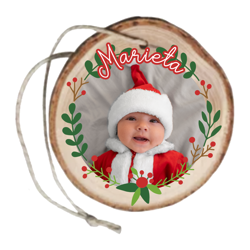 RODAJA DE MADERA - FOTO PERSONALIZADA