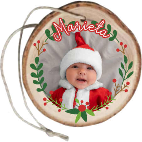 RODAJA DE MADERA - FOTO PERSONALIZADA