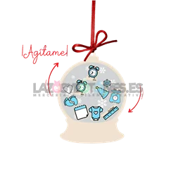 BOLA DE NAVIDAD CON PURPURINA ¡AGÍTAME! - MOD. BOLA BEBÉ BOLA DE NAVIDAD CON PURPURINA ¡AGÍTAME! - MOD. BOLA BEBÉ