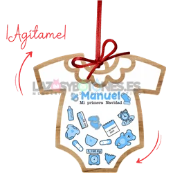 BOLA DE NAVIDAD CON PURPURINA ¡AGÍTAME! - MOD. BODY BEBÉ BOLA DE NAVIDAD CON PURPURINA ¡AGÍTAME! - MOD. BODY BEBÉ