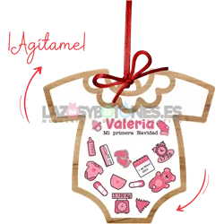 BOLA DE NAVIDAD CON PURPURINA ¡AGÍTAME! - MOD. BODY BEBÉ BOLA DE NAVIDAD CON PURPURINA ¡AGÍTAME! - MOD. BODY BEBÉ