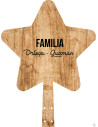 Estrella copa del árbol Mod. Familia 20 cm | Lazos y Botones