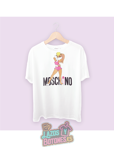 PEGATINA ROPA TODO COLOR - MOSCHINO LOLA BUNNY 22cm ¡¡¡DESCUENTO!!!
