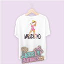 PEGATINA ROPA TODO COLOR - MOSCHINO LOLA BUNNY 22cm ¡¡¡DESCUENTO!!!