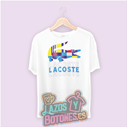 PEGATINA ROPA TODO COLOR - LACOSTE 22cm ¡¡¡DESCUENTO!!!