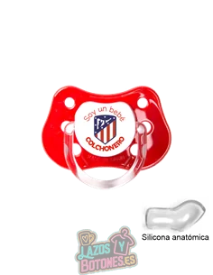 CHUPETE PERSONALIZADO ATLÉTICO DE MADRID FRASE CHUPETE PERSONALIZADO ATLÉTICO DE MADRID FRASE