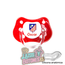 CHUPETE PERSONALIZADO ATLÉTICO DE MADRID NOMBRE