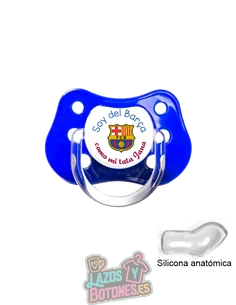 CHUPETE PERSONALIZADO BARÇA - BARCELONA FRASE CHUPETE PERSONALIZADO BARÇA - BARCELONA FRASE