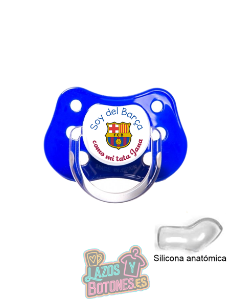 CHUPETE PERSONALIZADO BARÇA - BARCELONA FRASE